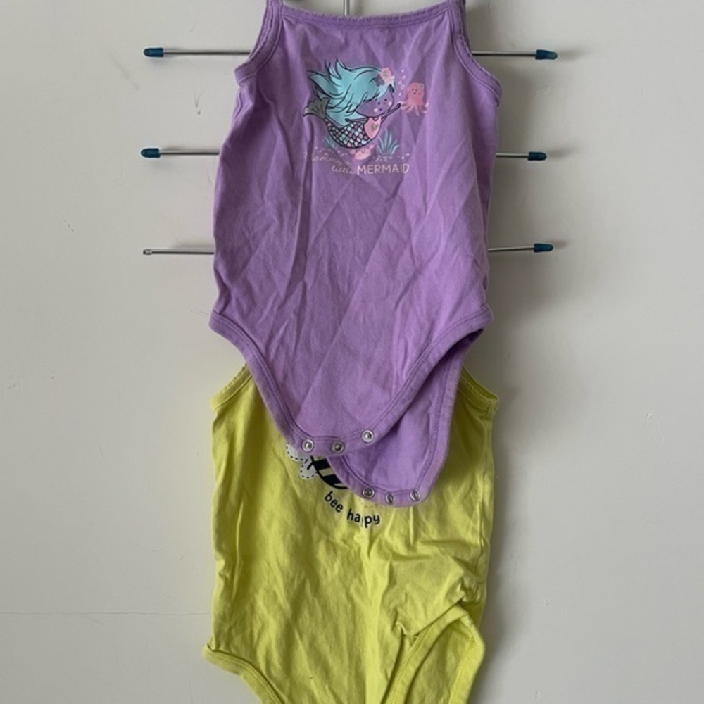 Baby girl 18 month.  baby spaghetti strap onesies